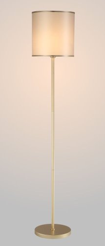 Торшер SERGIO PT1 GOLD Crystal Lux  бежевый 1 лампа, основание золотое в стиле современный
 фото 2